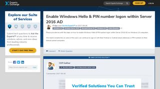 
                            8. Enable Windows Hello & PIN number logon within …