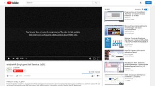 
                            6. enableHR Employee Self Service (eSS) - YouTube