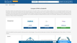 
                            8. enableHR vs CIPHR : May 2019 Comparison - SoftwareSuggest