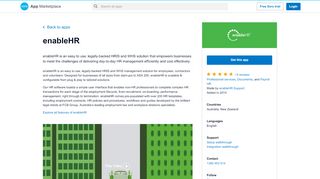 
                            9. enableHR | Xero App Marketplace AU