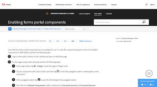 
                            3. Enabling forms portal components - Adobe Help Center