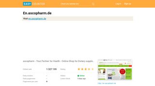 
                            8. En.ascopharm.de: ascopharm - Your Partner for Health ...