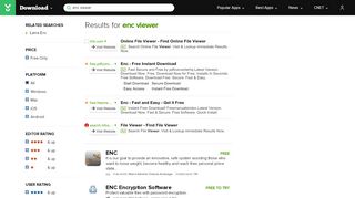 
                            8. Enc Viewer - Free downloads and reviews - CNET Download.com