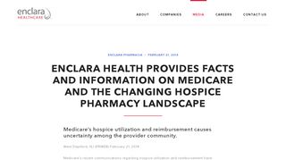 
                            7. Enclara on Medicare's Hospice Utilization and Reimbursement