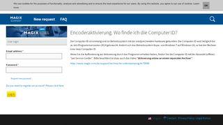 
                            6. Encoderaktivierung. Wo finde ich die Computer ID? | MAGIX ...