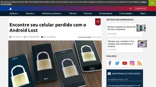 
                            2. Encontre seu celular perdido com o Android Lost | AndroidPIT