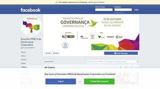 
                            7. Encontro PREVI de Governança Corporativa - facebook.com