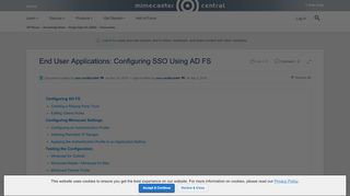 
                            2. End User Applications: Configuring SSO Using AD FS | Mimecaster ...