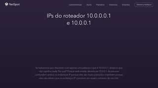 
                            5. Endereços IP de Roteador 10.0.0.0.1 e 10.0.0.1