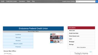 
                            9. Endurance Federal Credit Union - Duncan, OK