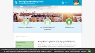 
                            8. Energie-Effizienz-Experten (EEE) Für Experten