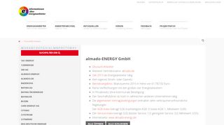 
                            8. energieanbieterinformation.de | almado-Energy GmbH