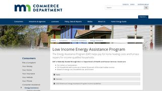
                            4. Energy Assistance Program / Minnesota.gov