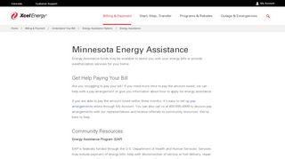 
                            1. Energy Assistance | Xcel Energy