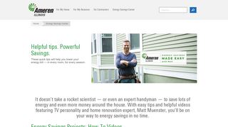 
                            8. Energy Savings Center | Ameren Illinois