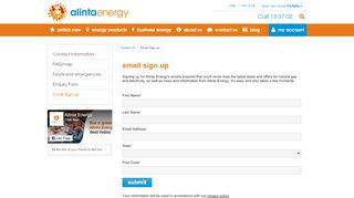 
                            1. Enewsletter Sign Up | Electricity and Natural Gas …