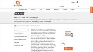 
                            6. ENGAGE Web & Mobile Apps - Allegion