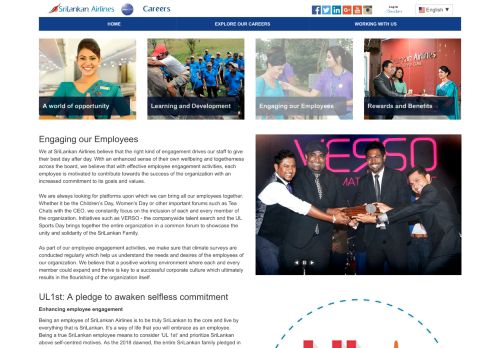 
                            2. Engaging our Employees - SriLankan