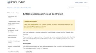 
                            6. EnGenius (ezMaster cloud controller) – Help Center