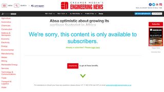 
                            1. Engineering News - Login