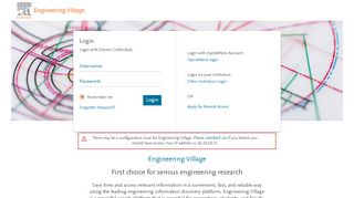 
                            8. Engineering Village - Login