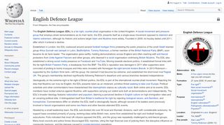
                            1. English Defence League - Wikipedia