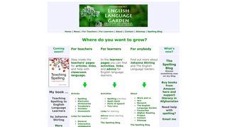 
                            6. English Language Garden Homepage