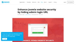 
                            11. Enhance Joomla website security by hiding admin login URL ...