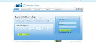 
                            7. eni BalanceWorks Member Login