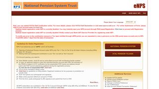 
                            3. eNPS - National Pension System