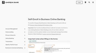 
                            8. Enroll in Business Online Banking - Umpqua Bank