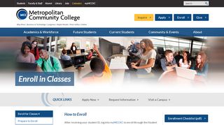 
                            7. Enroll in Classes :: Metropolitan Community College