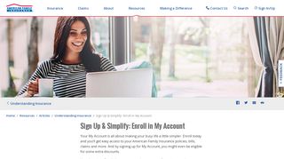 
                            4. Enroll in My Account | American Family Insurance