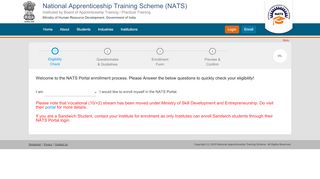 
                            4. Enroll - National Apprenticeship Training Scheme (NATS)