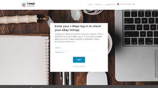 
                            2. Enter your i-Ways log in to check your eBay listings
