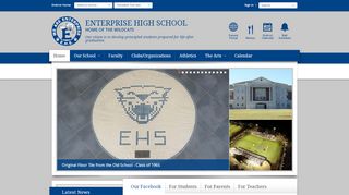 
                            4. Enterprise High / Homepage - Enterprise City Schools