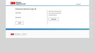 
                            2. Enterprise Network Login - 3M.com