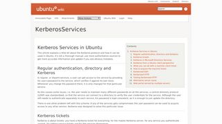 
                            9. Enterprise/Authentication/KerberosServices - Ubuntu Wiki