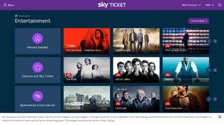 
                            2. Entertainment - Sky Ticket