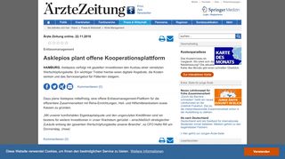 
                            4. Entlassmanagement: Asklepios plant offene Kooperationsplattform