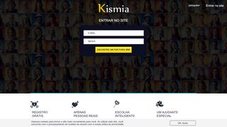 
                            6. Entrar no site: Kismia