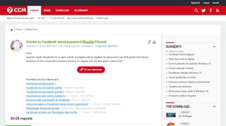 
                            11. Entrare su Facebook senza password [Risolto] - CCM