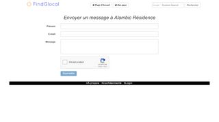 
                            6. Envoyer un message à Alambic Résidence - findglocal.com