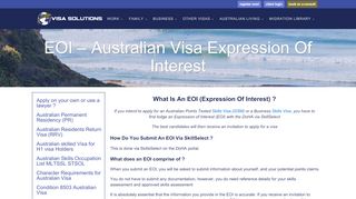 
                            8. EOI - Australian Visa Expression Of Interest