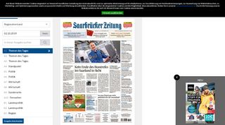 
                            10. ePaper der Saarbrücker Zeitung