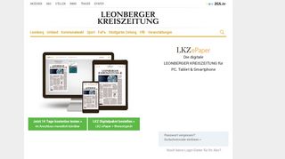 
                            6. ePaper - Leonberger Kreiszeitung