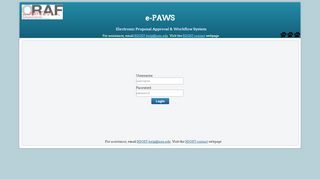 
                            9. EPAWS | Login