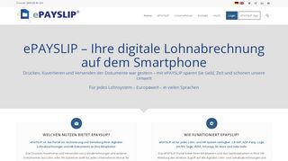 
                            3. epayslip.de – Ihre Digitale Lohnabrechnung auf dem ...