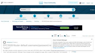 
                            4. EPC3928 Router default username/passwor... - Cisco ...