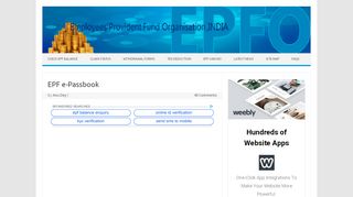 
                            3. EPF e-Passbook - EPF India